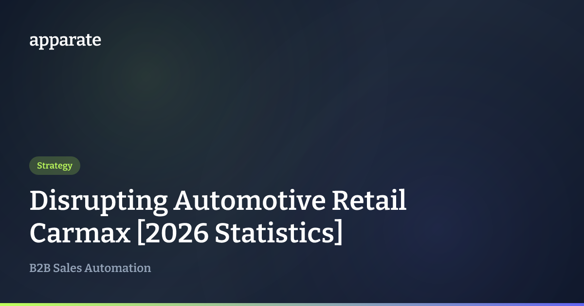 Disrupting Automotive Retail Carmax [2026 Statistics] | Apparate Blog